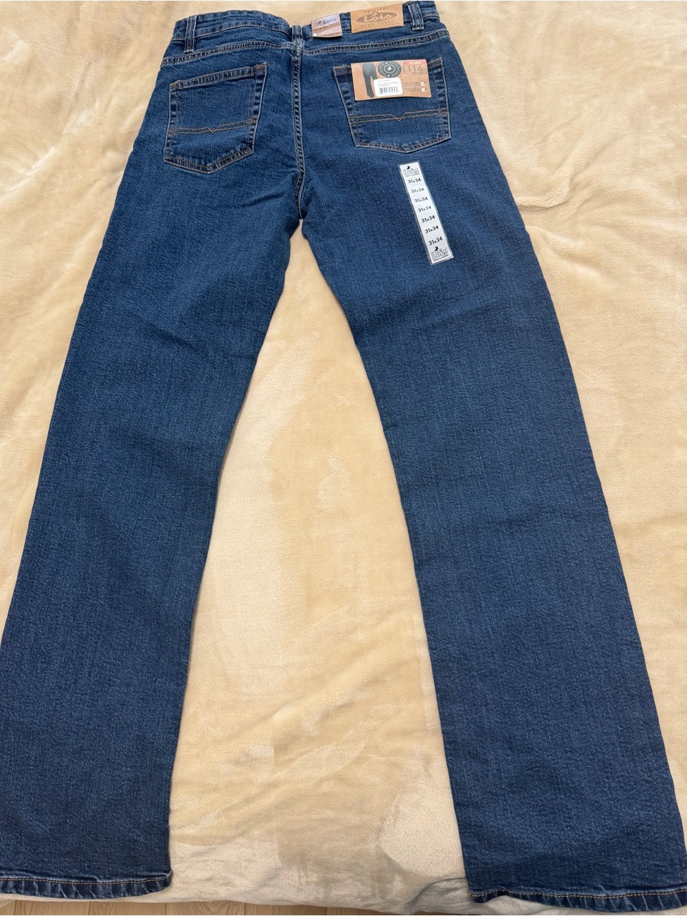 Classic Men's Dark Blue Jeans - Lois blue jeans